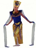 Оригинальный египетский детский карнавальный костюм Королевы Нила, костюм Нефертити, костюм египетской красавицы, Код: 34390, Артикул: 8797-M, фирма Лапландия, размер на 7-10 лет