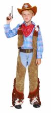 Детский карнавальный костюм ковбоя размеры на 4-6 лет, 7-10  и 11-14 лет, артикул Е80734, фирма Snowmen. 
