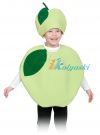 Костюм Яблока детский, костюм Яблока для девочки, костюм Яблока для мальчика, детский карнавальный костюм Зеленого Яблока, размер единый на рост 98-128 см, на 4-7 лет. Костюм Яблока детский, костюм яблоко, костюм Яблока для девочки, костюм Яблока для