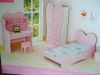 Кровать-карета Принцессы, кровать карета Сердечко, материал МДФ, цвет розовый, размер ложа 190х90 см, детская кровать для девочки, кровать-карета