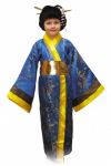 Детский карнавальный костюм Гейши, костюм японки  серии Карнавалия Премиум фирмы Остров игрушки, детские карнавальные костюмы, маскарадные костюмы, костюмы народов мира, этнические костюмы, новогодние костюмы, костюм японки для девочки