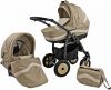 Детская универсальная коляска Adbor Zippy Marsel New,  модульная коляска 3 в 1, коляска для новорожденных на надувных поворотных колесах, производство Польша