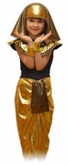 Детский карнавальный костюм Клеопатры, костюм египетской красавицы,  костюм египтянки, костюм египетской царицы, размер М, на 7-11 лет, рост 128-134 см, серии Карнавалия фирмы Остров игрушки.