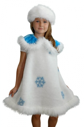 ⭐⭐⭐⭐⭐ костюм Снежинка в платье белая детский в Уссурийске - описание, характеристики и цена 2023