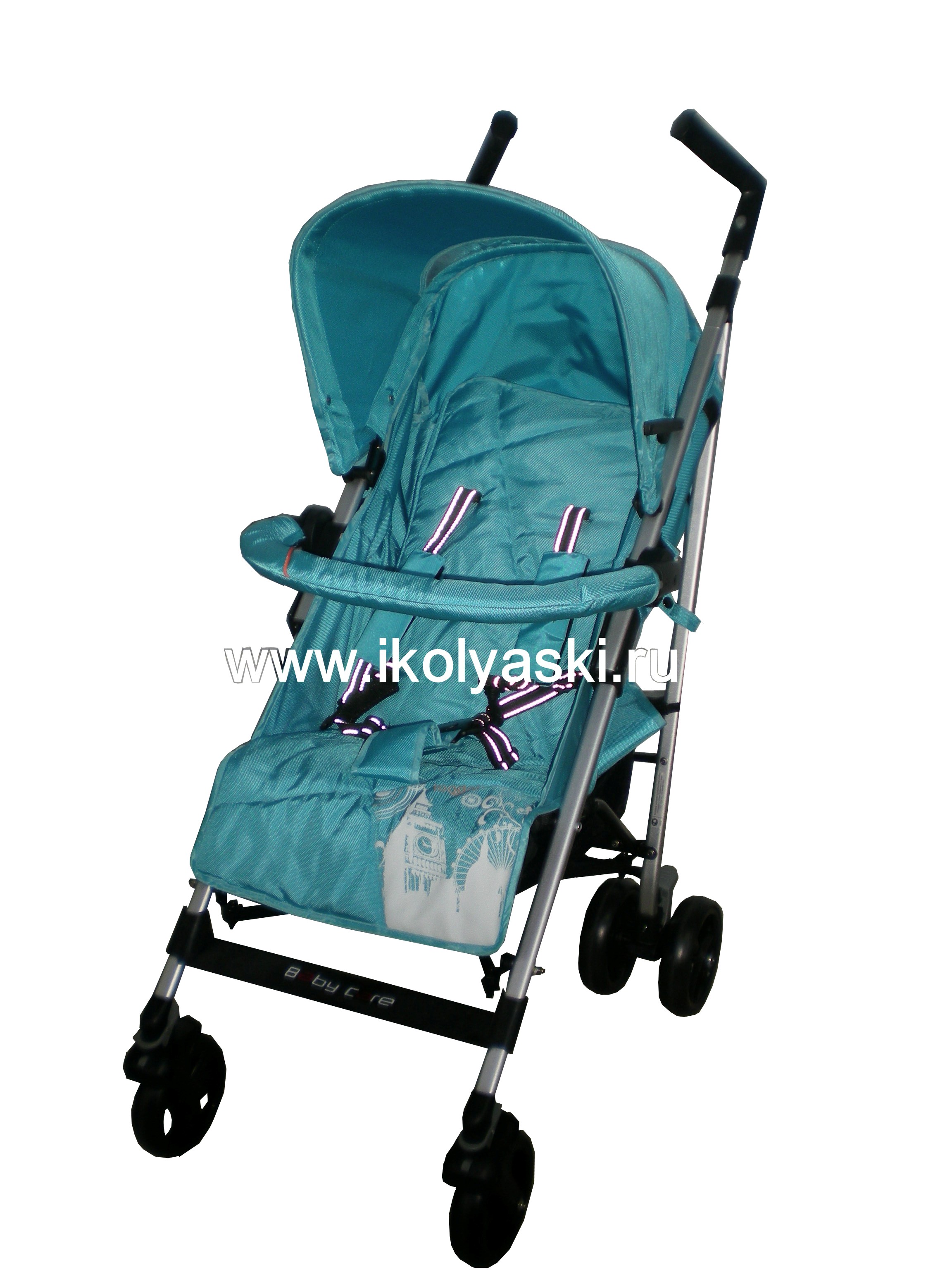 Детская коляска трость Baby Care London, Бэби Кэа Лондон, цвет голубой аква