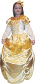 Детский карнавальный костюм Прекрасной Принцессы фирмы Snowmen артикул Е70825. Шикарное нарядное новогоднее бальное платье в комплекте с каркасом