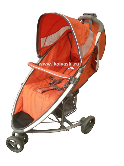 Коляска трость Lider Kids S-3800 Lux бежевый+серый