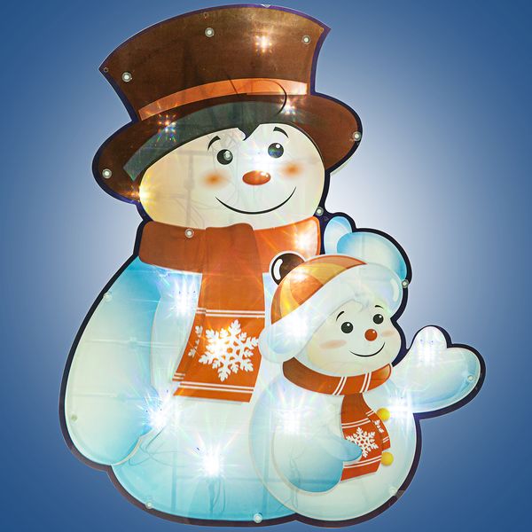 новогодняя электрогирлянда-панно блестящее снеговик со снеговичком 0.37х 0.45 м, 30 светодиодных ламп. LED, белый кабель 1. 5 м до розетки.  новогодние светодиодные гирлянды, новогодние украшения гирлянды, новогодние гирлянды интернет магазин, новогодняя электрогирлянда-панно блестящее снеговик со снеговичком, новогодняя электрическая гирлянда панно, светящееся панно, новогоднее световое панно, новогодняя гирлянда на окно, новогодняя гирлянда на стену, магазин новогодних гирлянд, 