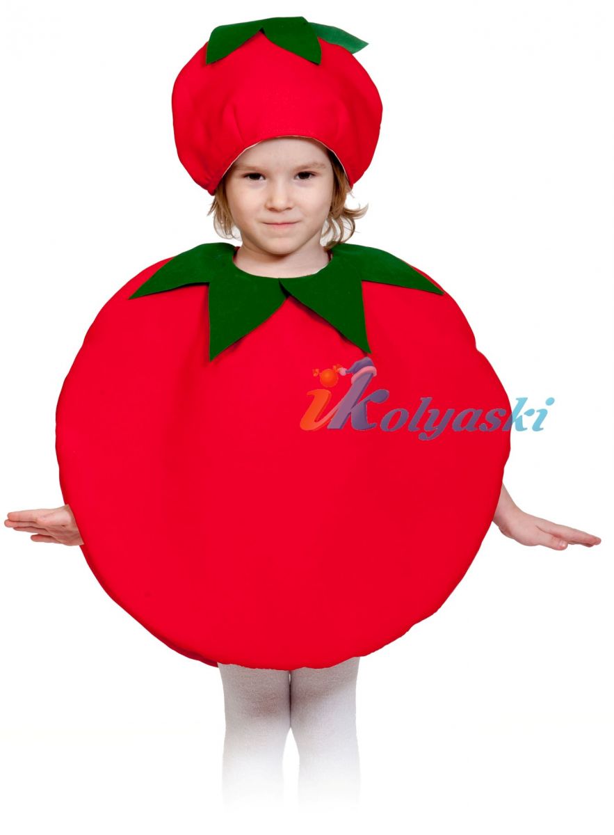 Шьём костюм помидора для ребёнка своими руками, используя детальные инструкции с фото и выкройкой