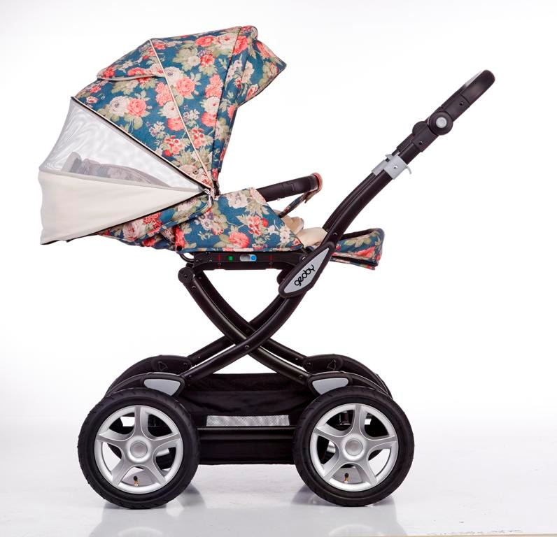 Детская коляска для новорожденных 2 в 1 Geoby C3018 LUX - Геоби С3018 ЛЮКС, купить детскую коляску для новорожденных, купить спальную коляску, люлька, универсальная коляска, детские коляски новинки