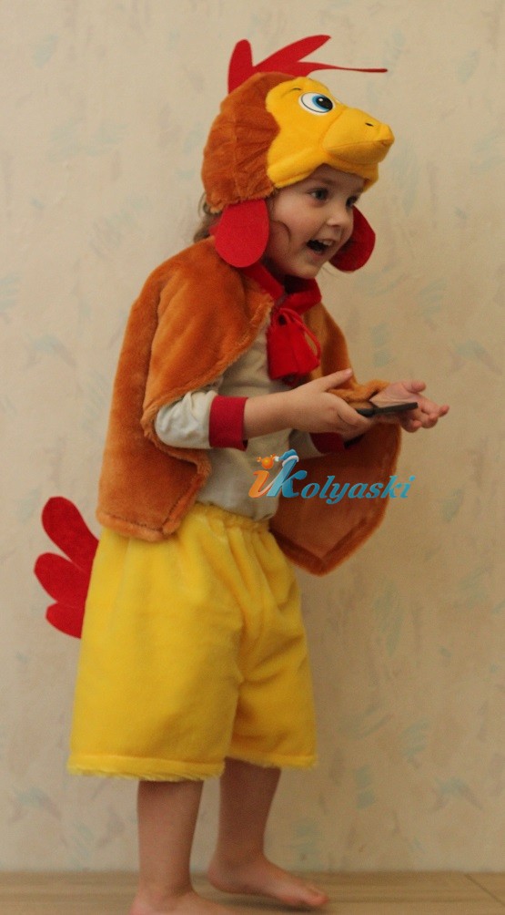 Шьем детскую карнавальную шапочку «Петушок»