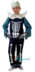 Детский карнавальный костюм Кощея Бессмертного, карнавальный костюм Кащея. Размеры на рост 116-122 см