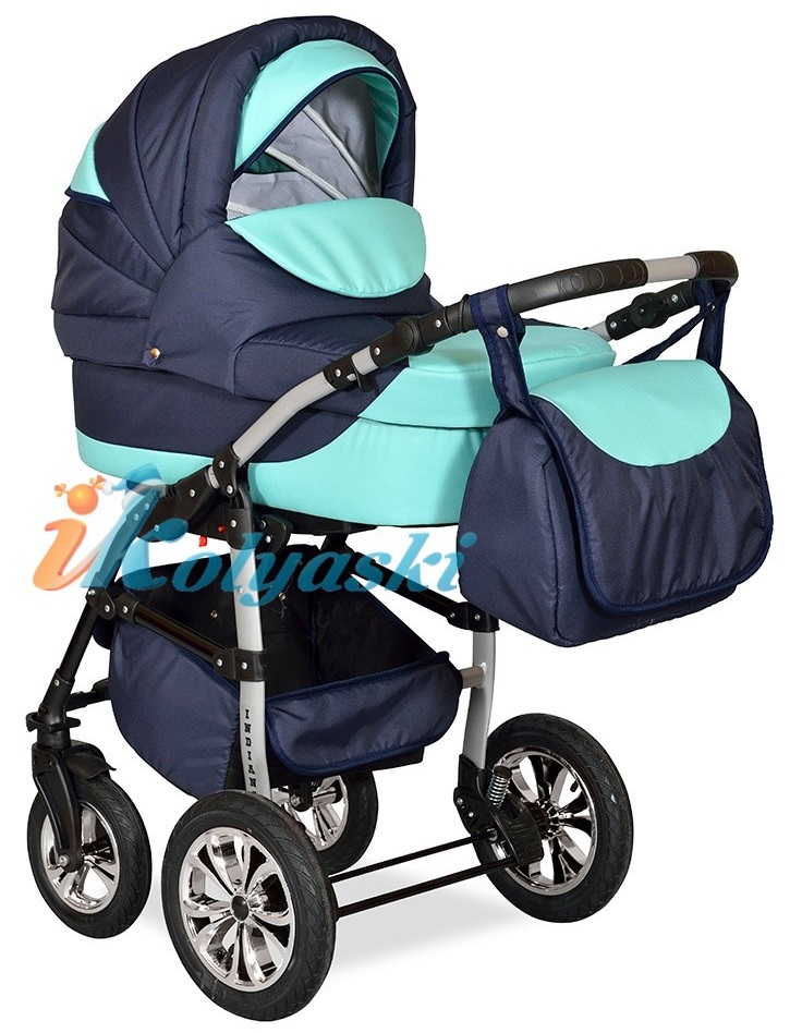 Детская Коляска 3 в 1, коляска для новорожденных, модульная коляска с автокреслом INDIANA '17 F 3 в 1 , фирма Smile Line, Польша. Цвет IN 31