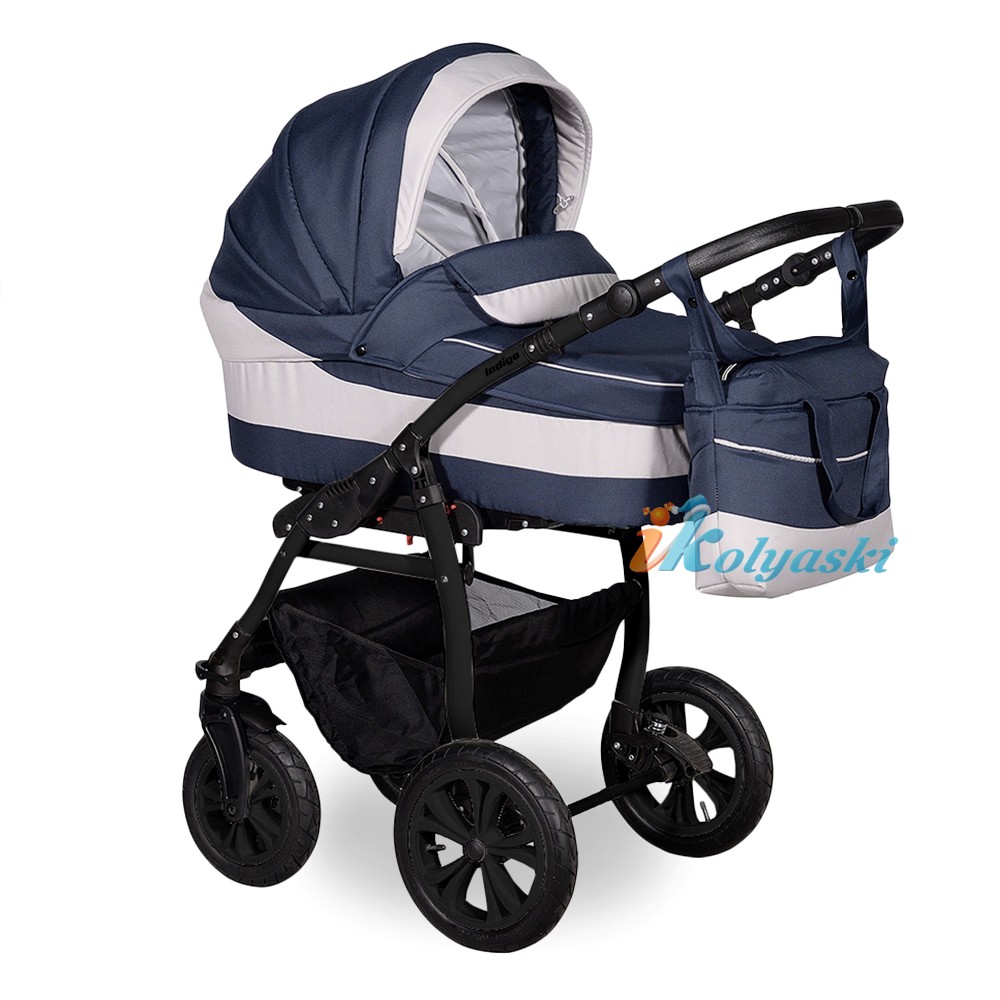 Детская Коляска 3 в 1, коляска для новорожденных, модульная коляска с автокреслом SYDNEY '17 F 3 в 1, фирма Indigo, цвет 25