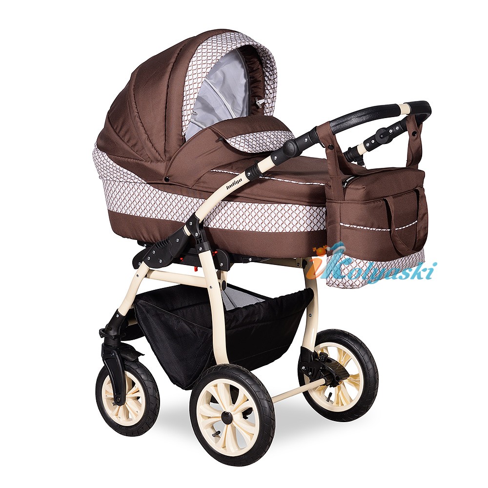 Детская Коляска 3 в 1, коляска для новорожденных, модульная коляска с автокреслом SYDNEY '17 F 3 в 1, фирма Indigo, цвет 29