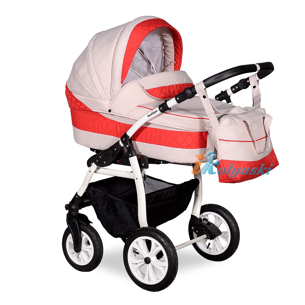 Детская Коляска 3 в 1, коляска для новорожденных, модульная коляска с автокреслом SYDNEY '17 F 3 в 1, фирма Indigo, цвет 31