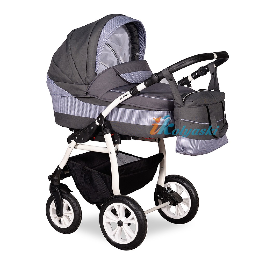 Детская Коляска 3 в 1, коляска для новорожденных, модульная коляска с автокреслом SYDNEY '17 F 3 в 1, фирма Indigo, цвет 32