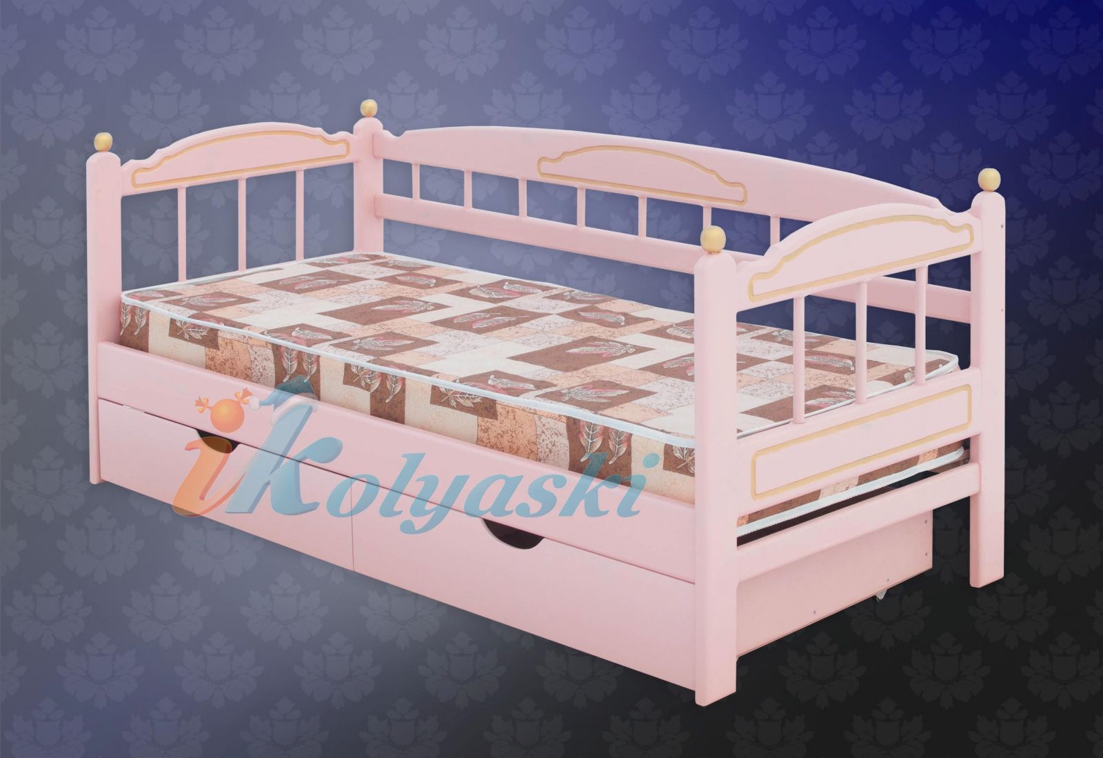Подростковая кровать Пирогова 180x90 см белый