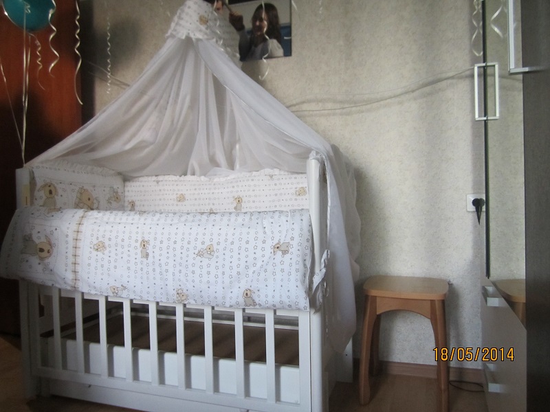 Кроватка для кукол с балдахином купить за рублей - Podarki-Market
