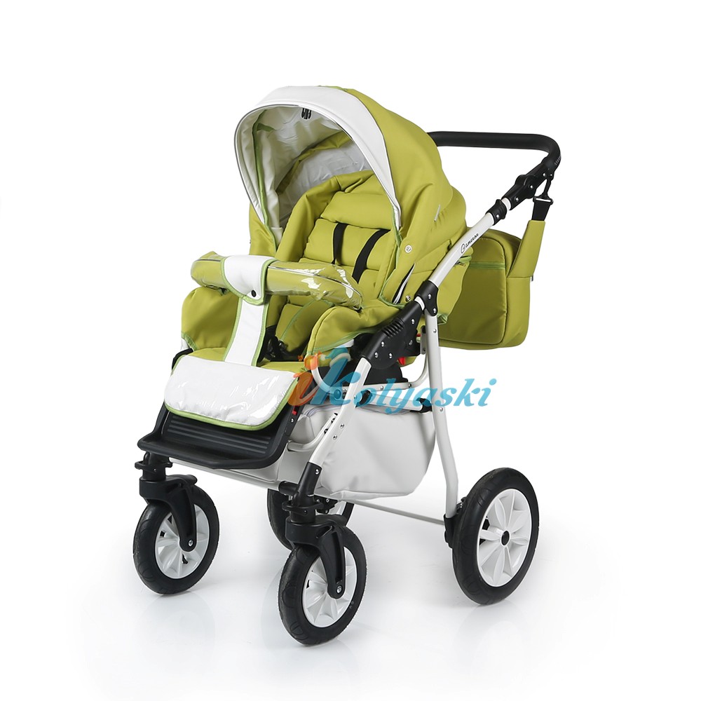 Детская коляска 3 в 1 с автокреслом для новорожденных Cameron Caretto Кэмерон Каретто, новинка, много расцветок. Второй блок модульной коляски- это прогулочный блок, сидячий и лежачий,  используется от 6 месяцев до 3-х лет