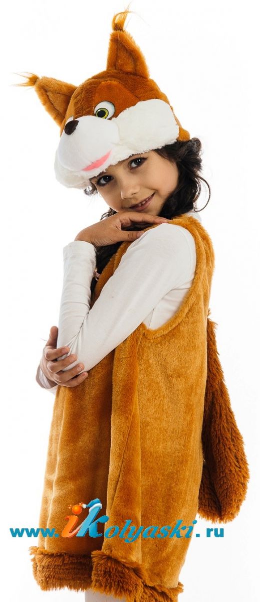 Детский карнавальный костюм Белочка Умелочка