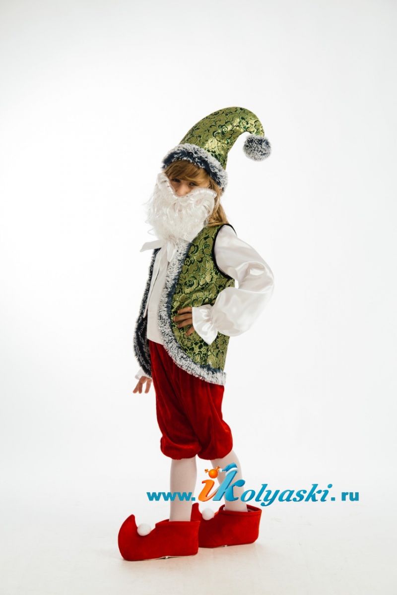 Карнавальный костюм Гном, рост 104-116 см