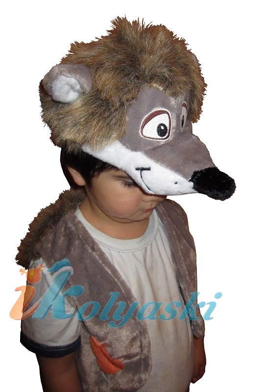 Карнавальный костюм ежика для мальчика Пуговка купить в интернет-магазине Wildberries