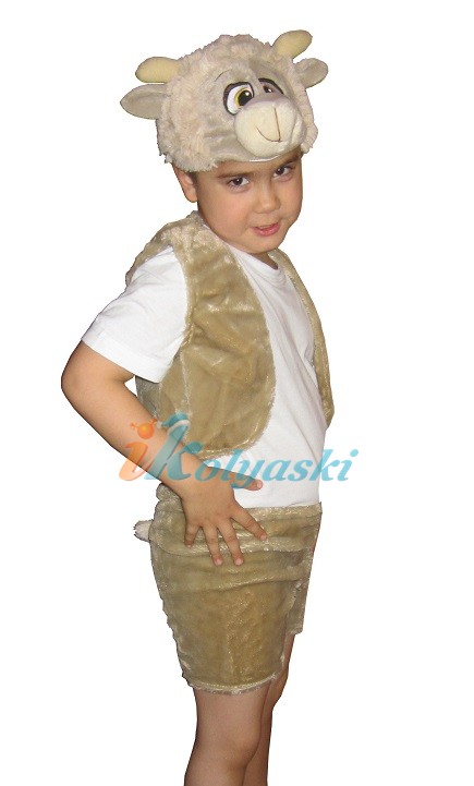 Карнавальный костюм Козочка белая купить в Хабаровске в интернет-магазине ЕлкиТорг