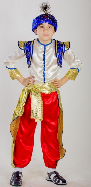 Карнавальный костюм Аладдин, рост 140 см (Батик)