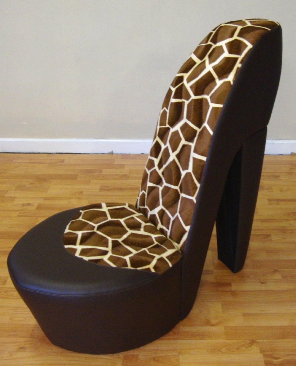 кресла туфли с принтом жирафом