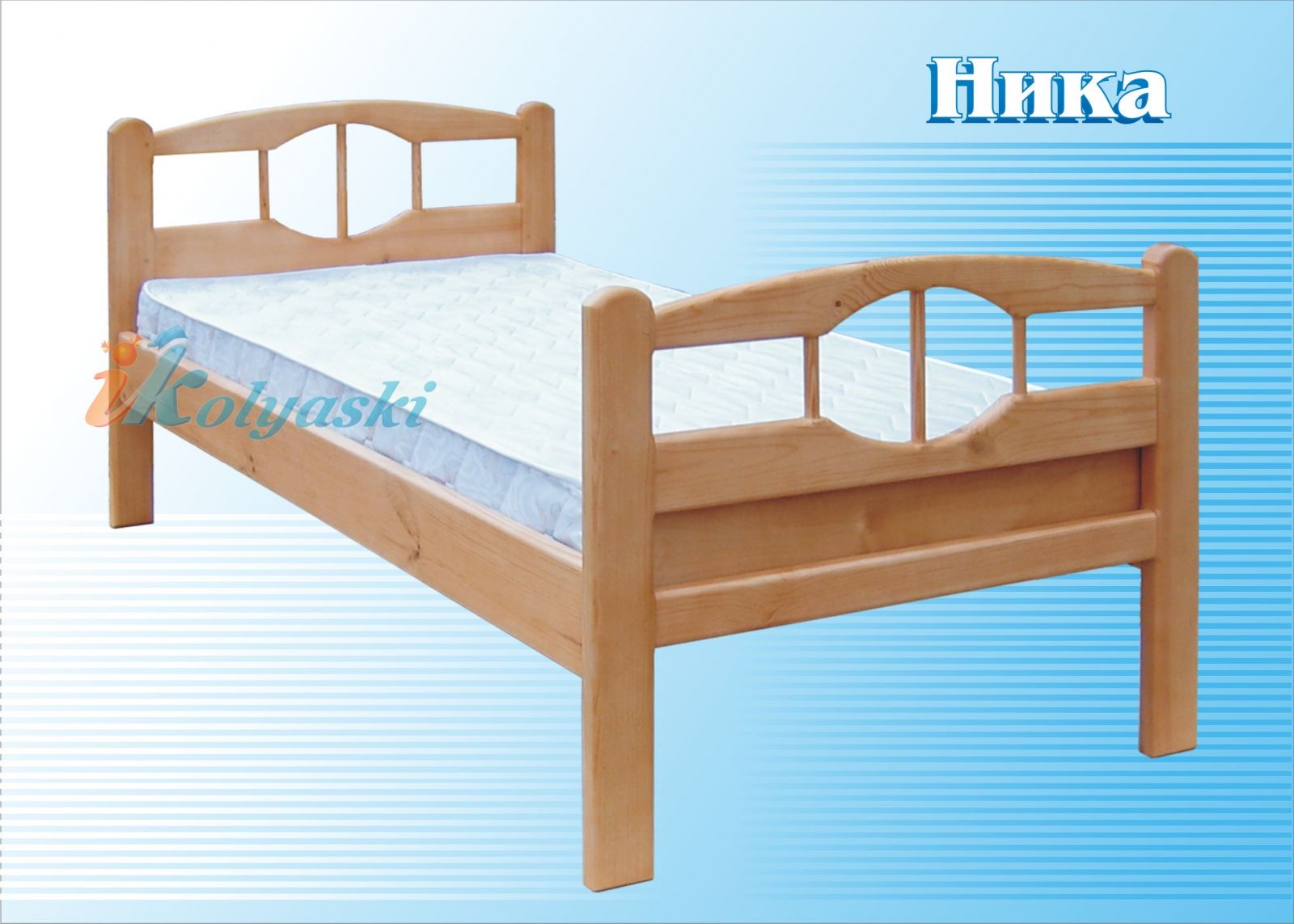 Кровать деревянная Ника