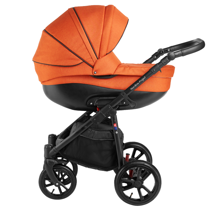 Noordline Olivia Sport 3 в 1 коляска для новорожденых цвет Orange