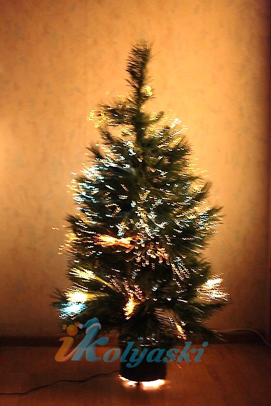 Оптоволоконная елка световод новогодняя FANTASY ФАНТАЗИЯ 120 см, 142 ветки, фирма Gifttree Crafts Company купить в Москве в интернет-магазине