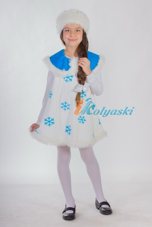 Как сделать костюм снежинки для девочки